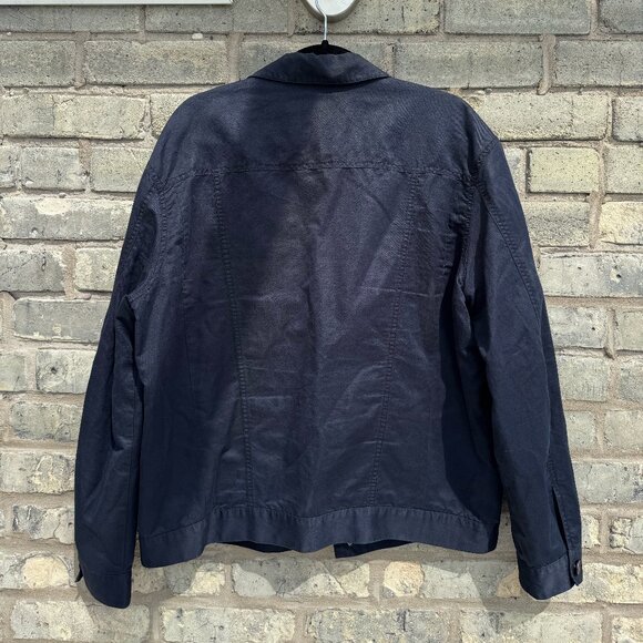 Men's All Saints Abson Overshirt Jacket in Black, Size L - Picture 2 of 14